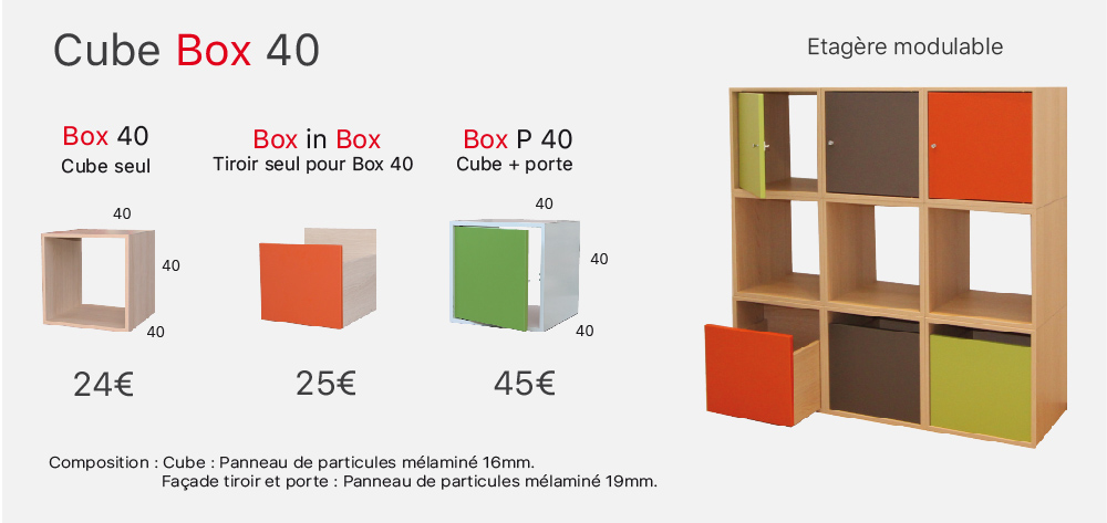 rangements/etagere cube box 2